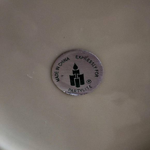 Party Lite Cream Gold Ceramic Cut Out Design Orchid Pot Tea Light Vase - Picture 6 of 7